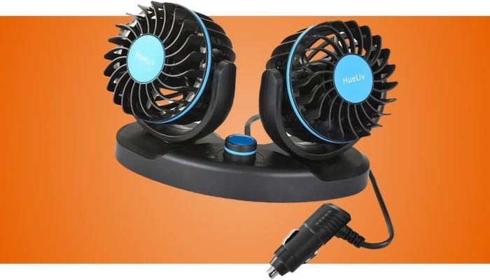 HueLiv Electric Car Cooling Fan