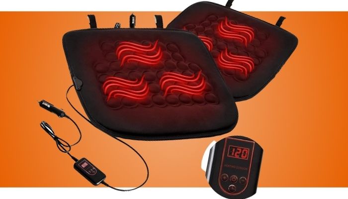 Zone Tech Heated Car Seat Cushion