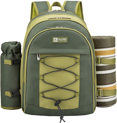 Picnic Backpack Hamper with Cooler