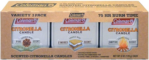 Scented Citronella Candles Gift Pack