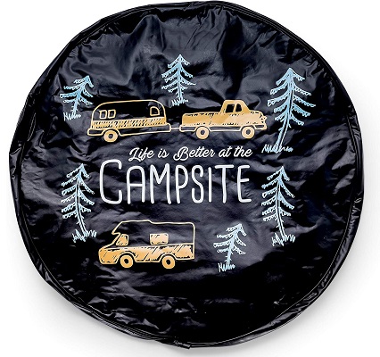 Vinyl Elastic Spare Tire Cover