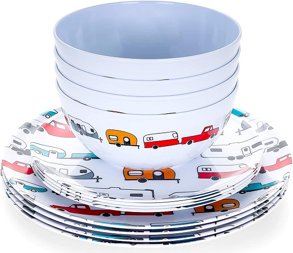 Retro RV Dishware