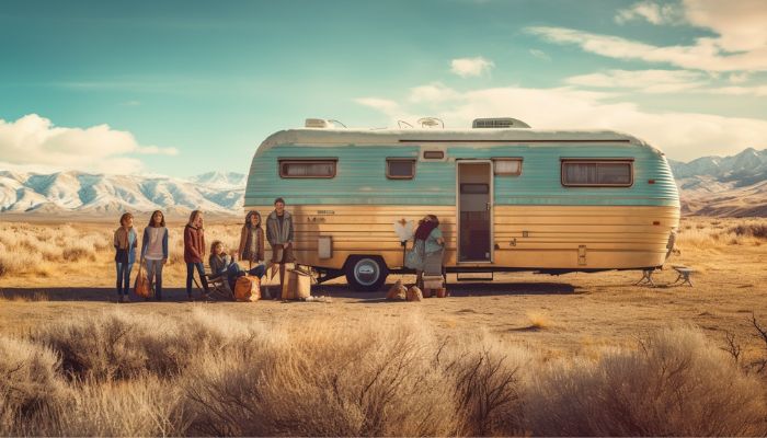 A Family Out RVing