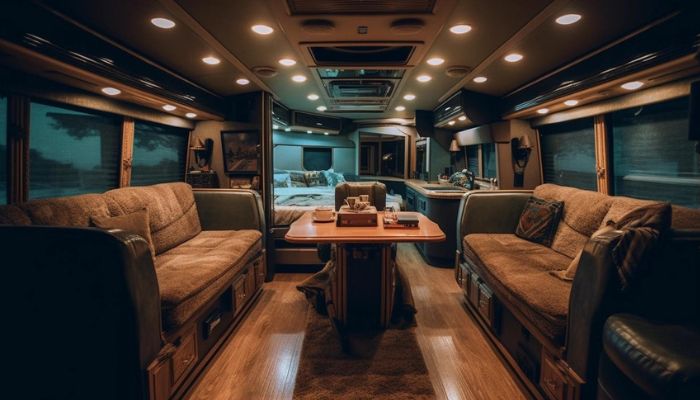 Inside an RV