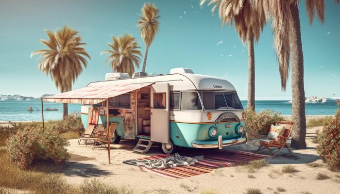 RVing by the Beach